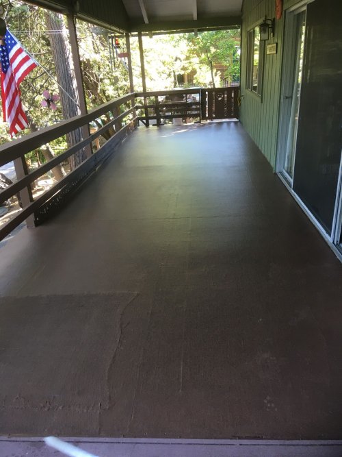 repaired deck and new paint